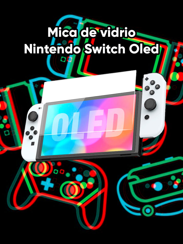 Mica de Vidrio Nintendo Switch Oled